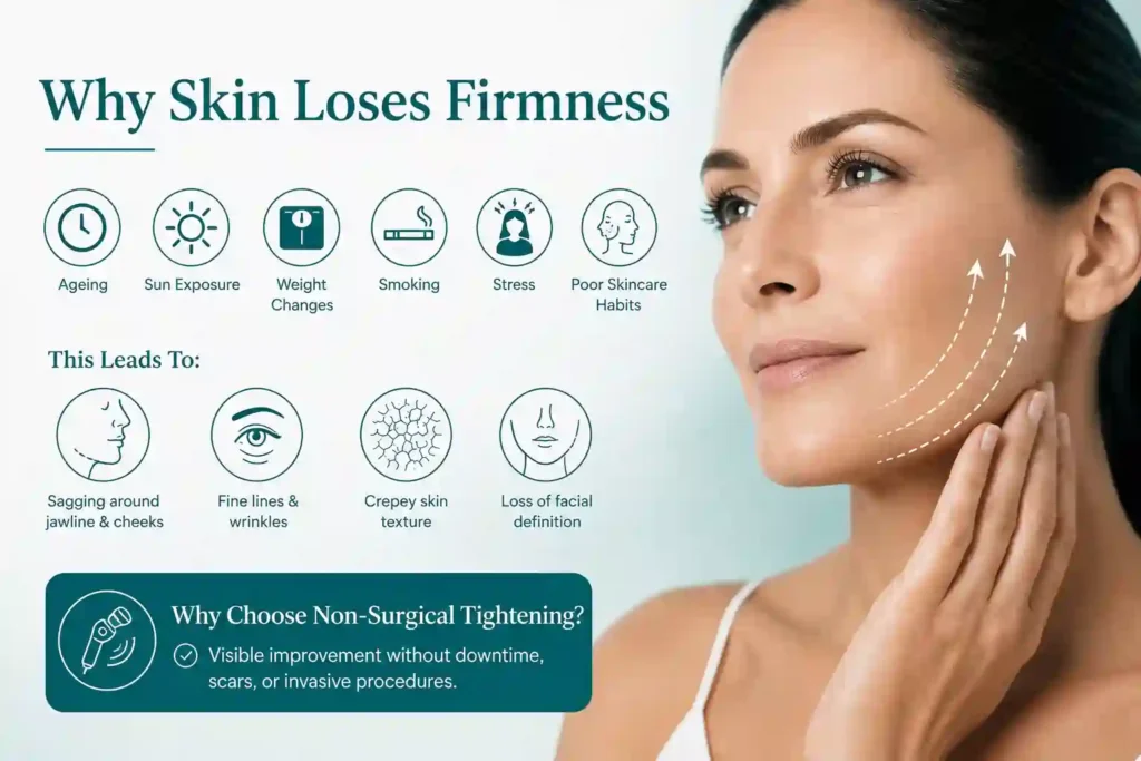 What Makes Skin Lose Firmness and Why Do People Seek Non-Surgical Tightening Caversham?