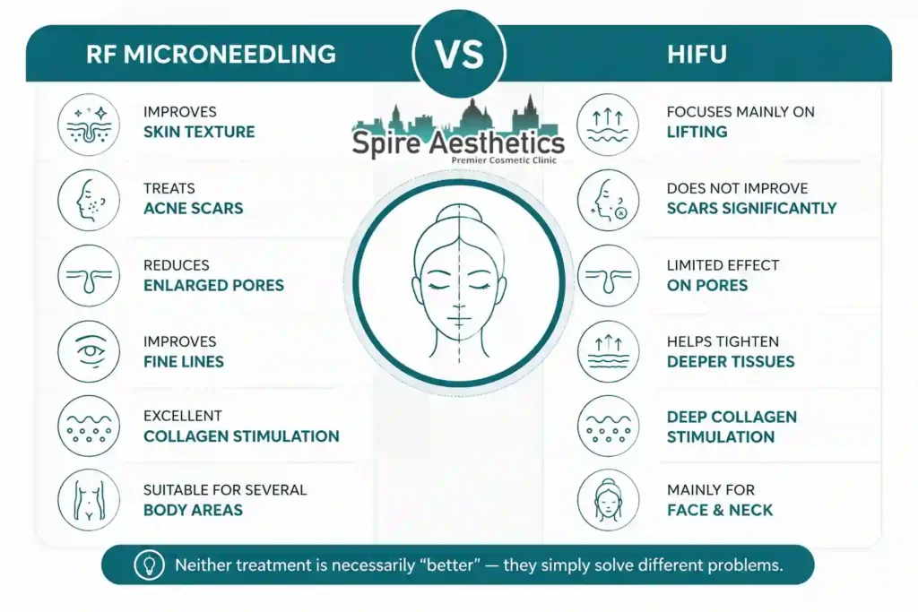 RF Microneedling vs HIFU: Which Treatment Gives Better Results Caversham?